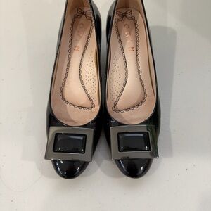 Black Patent Leather Pumps